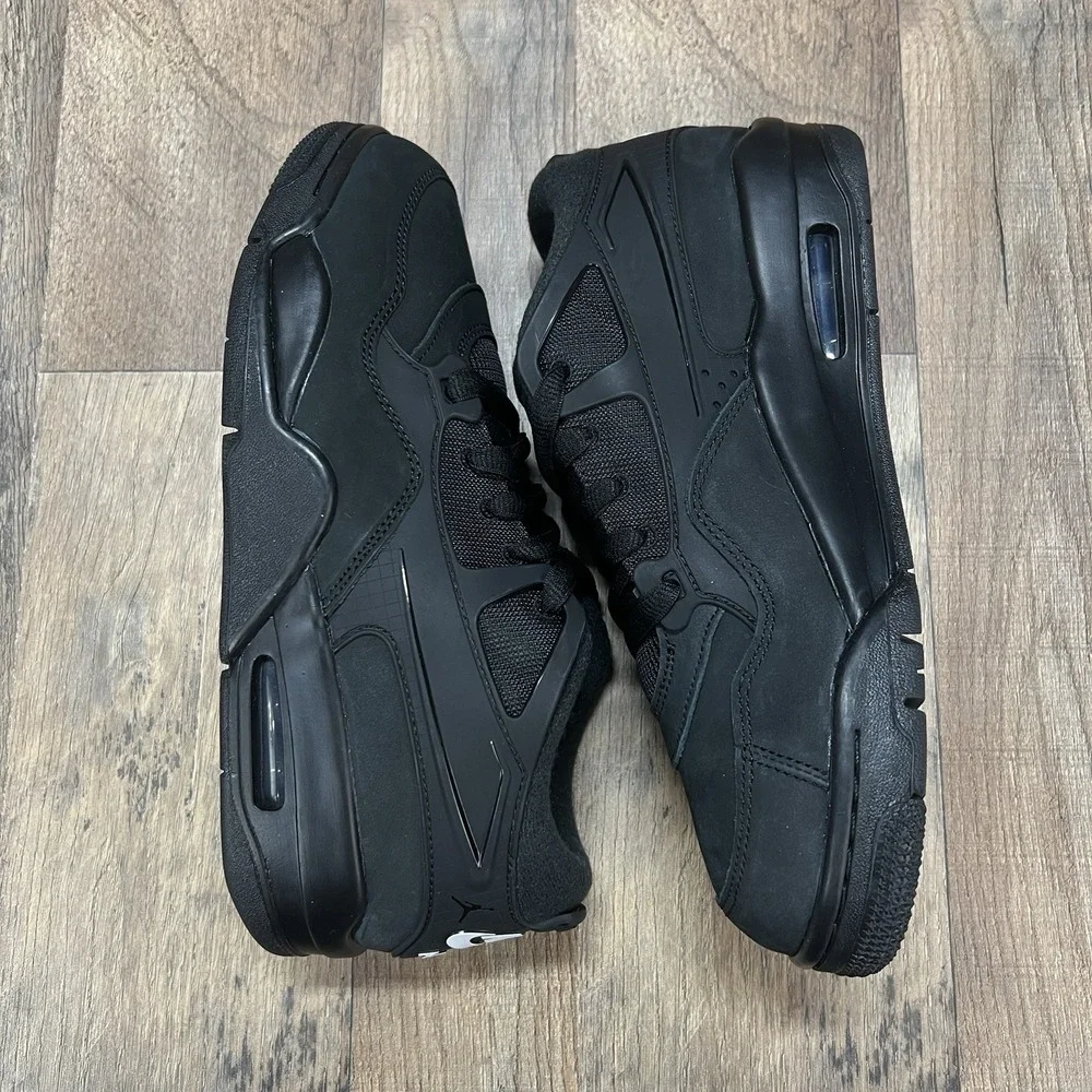 Air Jordan 4 RM Triple Black Cat Sneakers New Size 6y / 7.5 FQ7938-004